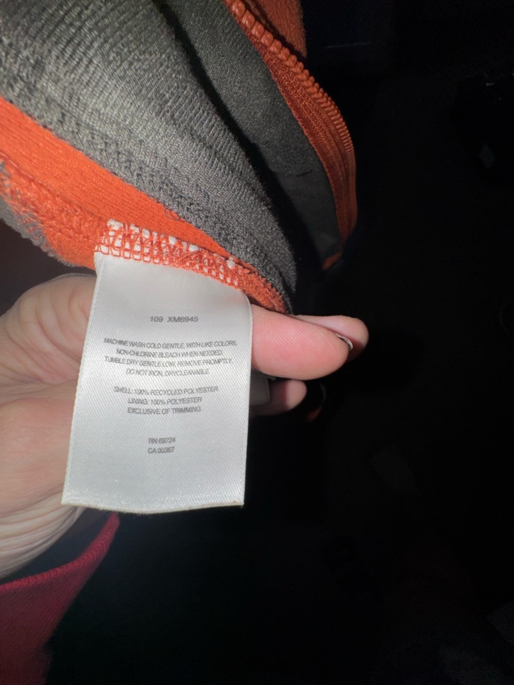 Columbia Titanium Orange Full-Zip Fleece Jacket - Picture 10 of 10